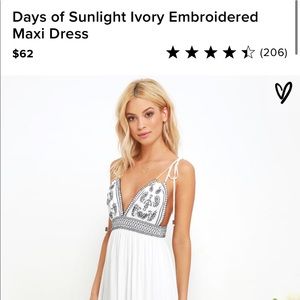 Lulus White Maxi Dress